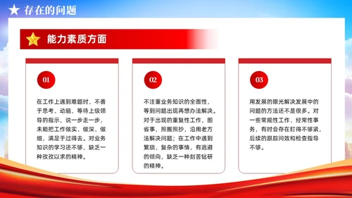 主题教育民主生活会个人对照检査材料党课PPT党建