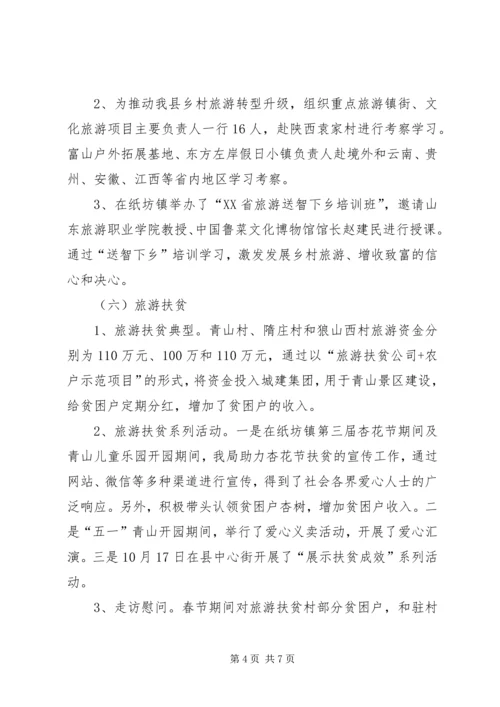 旅游规划科工作总结及工作计划.docx