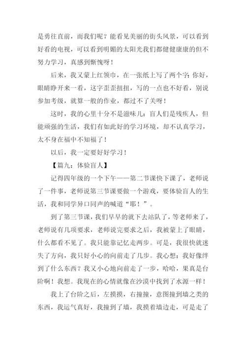 体验盲人作文400字.docx