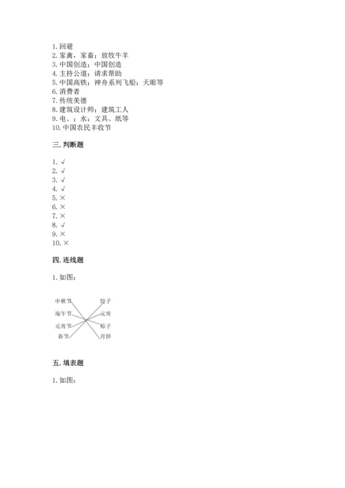 2023部编版四年级下册道德与法治期末测试卷及答案【真题汇编】.docx