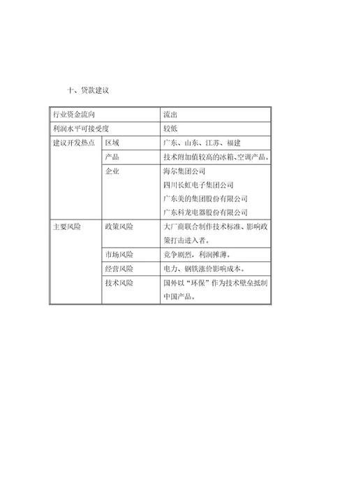 家电行业分析报告DOC102页