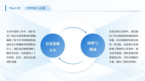 浅蓝色简约风工作总结通用PPT模板