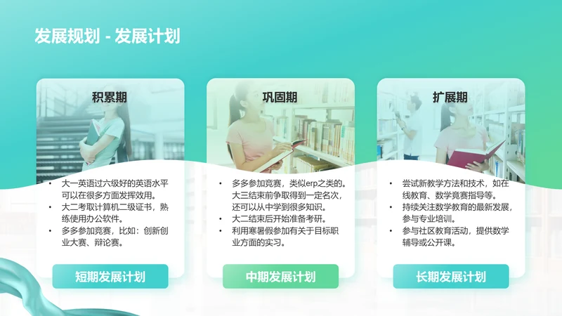 发展计划-职业生涯规划