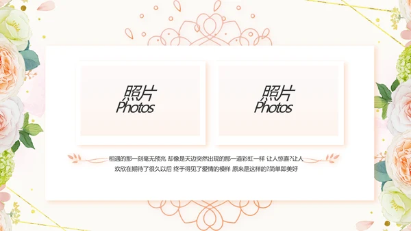 唯美我们结婚啦婚礼纪念册动态PPT
