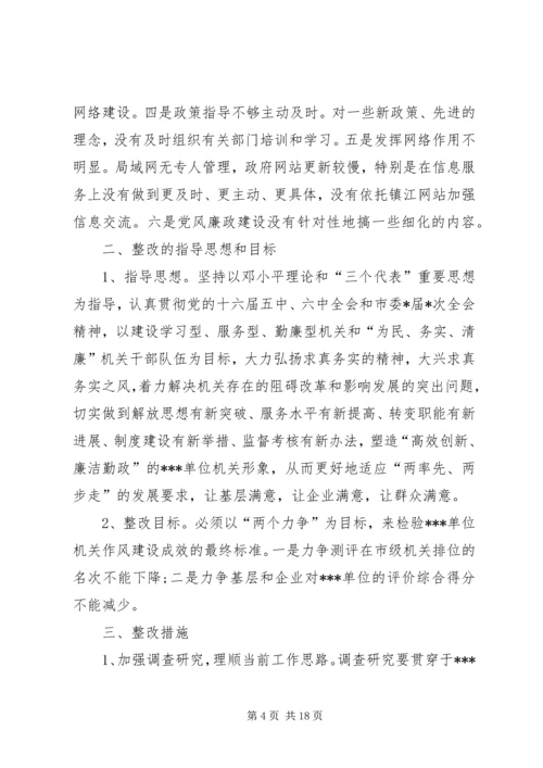 第一篇：20XX年管理年整改工作计划.docx