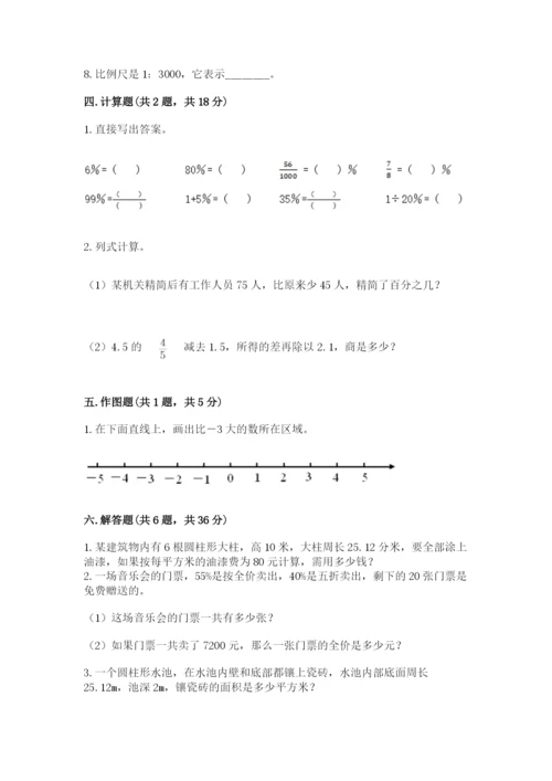 小学六年级下册数学期末卷【研优卷】.docx