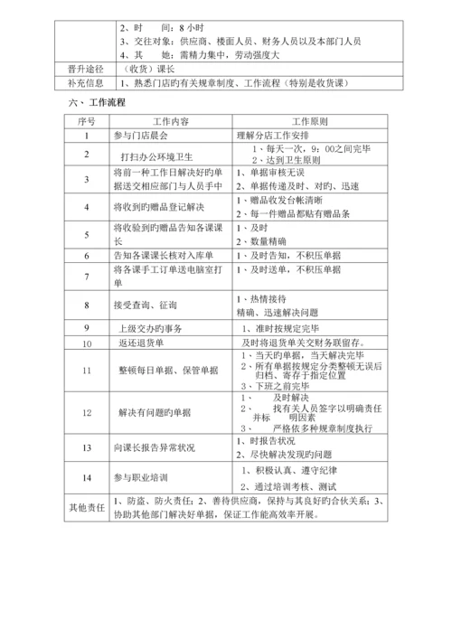 新版超市服务部门工作标准手册.docx