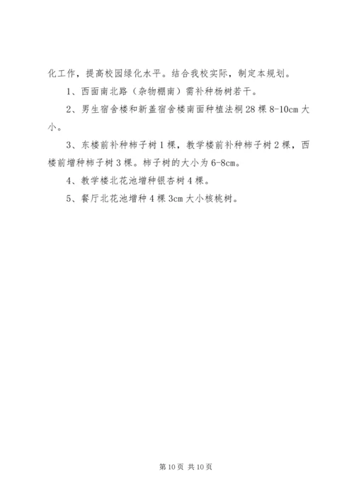 校园绿化规划方案.docx