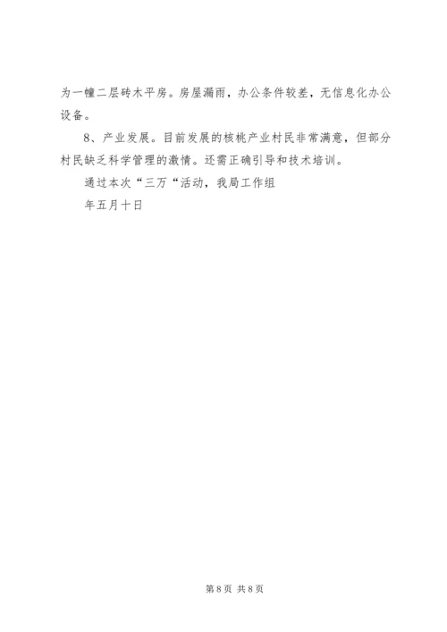 县烟草专卖局三万活动摸底调研报告.docx