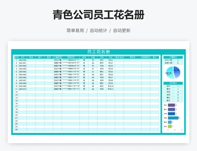 青色公司员工花名册