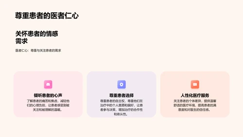 医学伦理教学PPT模板