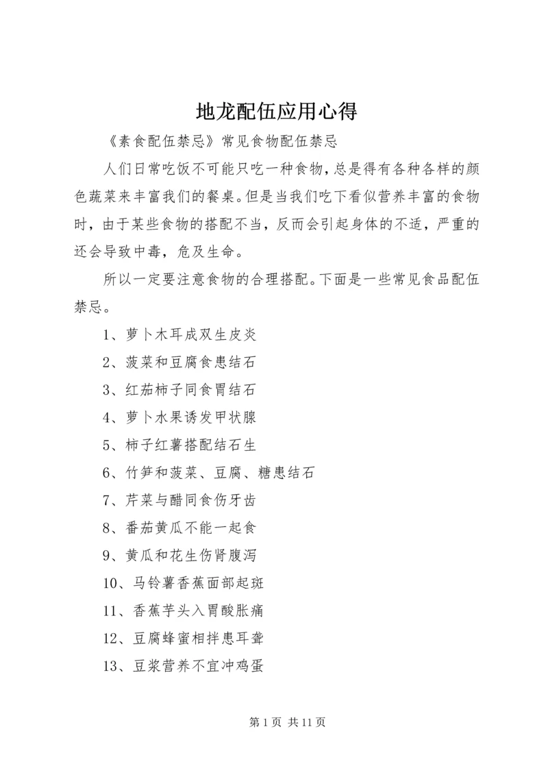 地龙配伍应用心得 (4).docx
