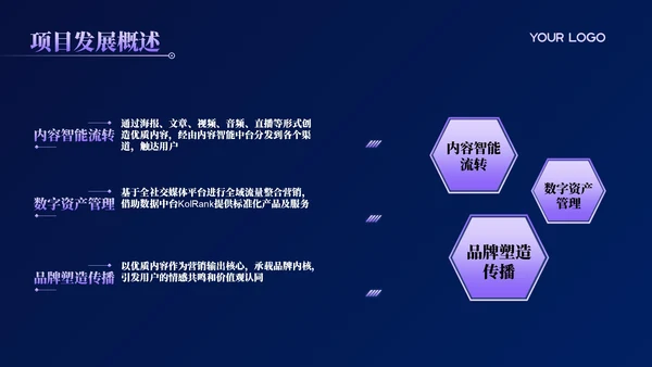 活力紫科技风商业计划书PPT模板