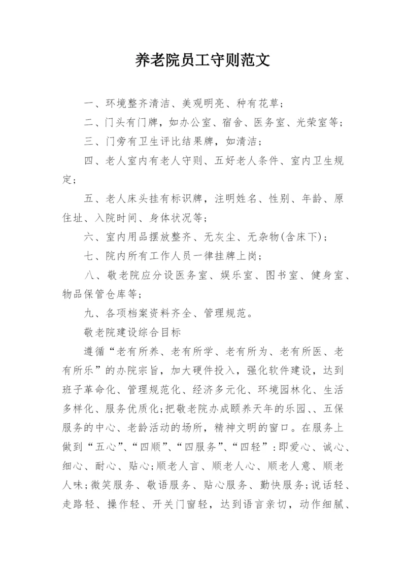 养老院员工守则范文.docx