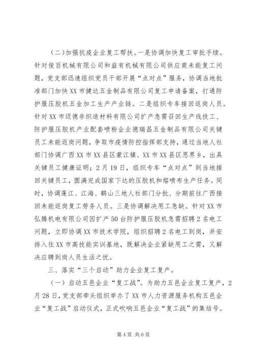 人力资源和社会保障局新冠肺炎疫情工作总结.docx