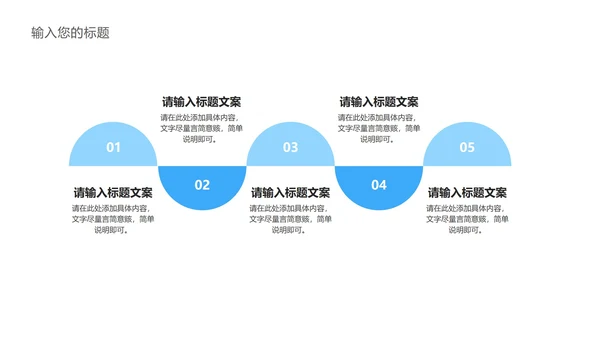 蓝色简约风医院医疗护理PPT模板