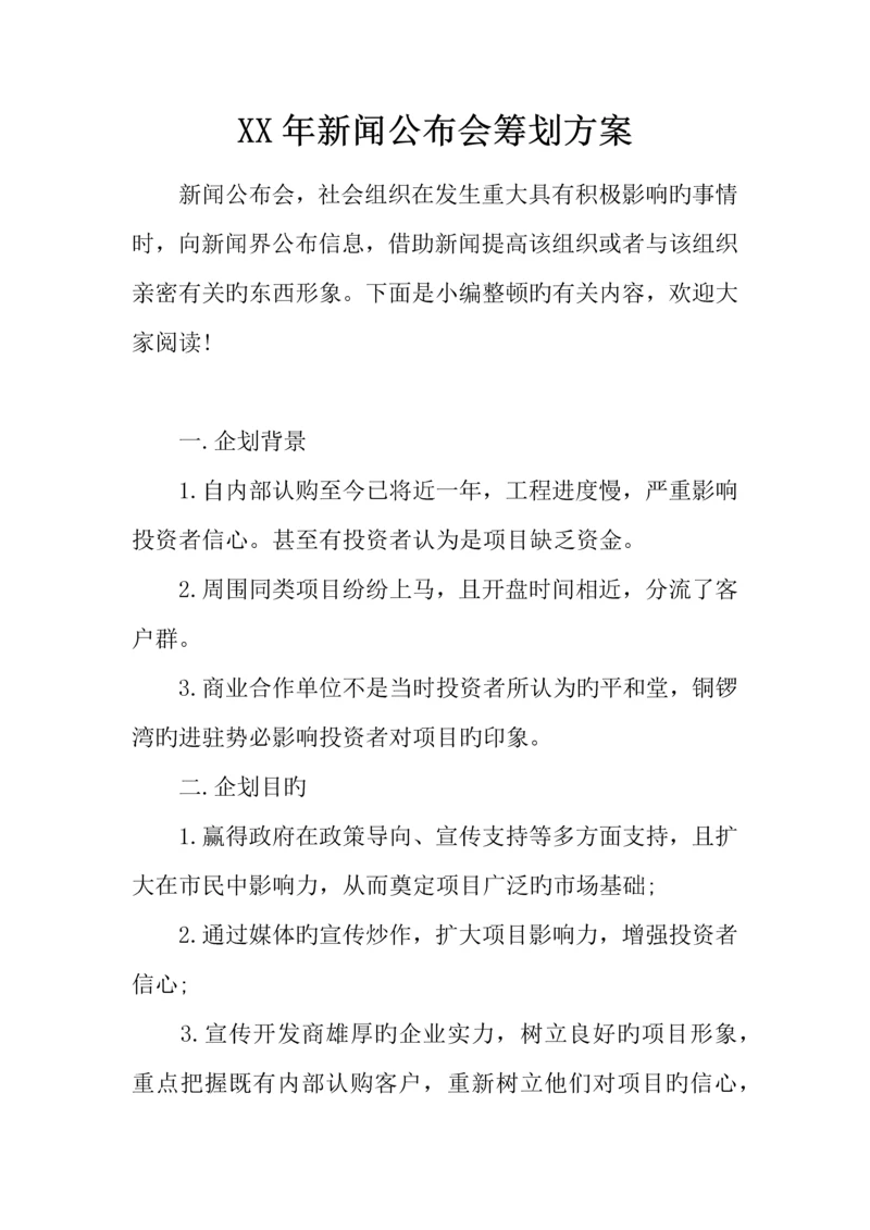 年新闻发布会策划方案.docx