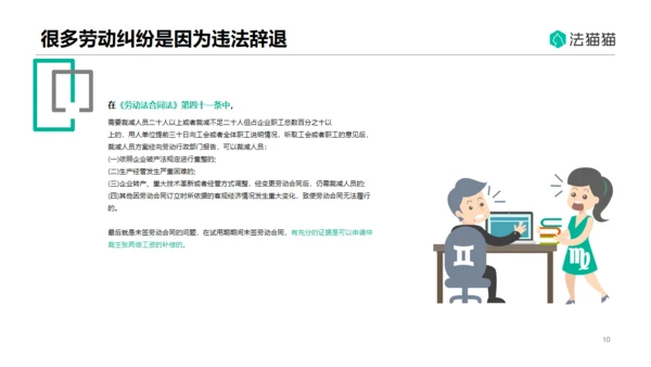 HR人力资源劳动纠纷普法通用PPT模板