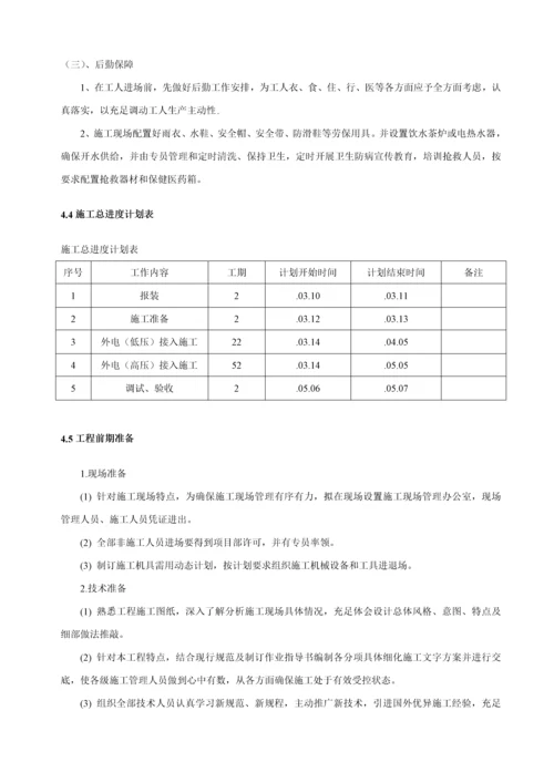 中国铁塔股份有限公司茂名市分公司上半年基站外电引入综合项目工程综合项目施工组织设计.docx