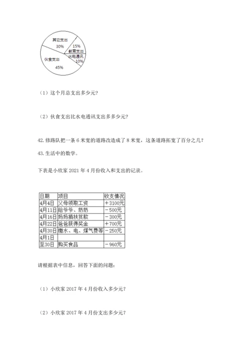 小升初数学应用题50道及答案.docx