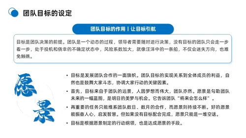蓝色商务简约打造高绩效团队团队管理PPT模板团队建设