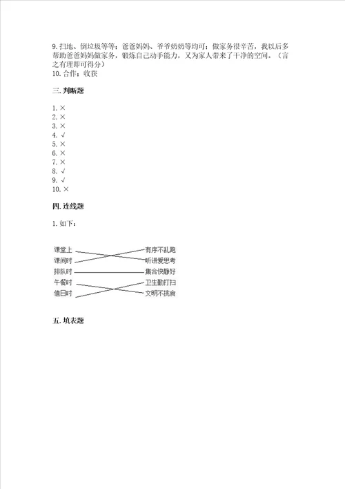 2022部编版四年级上册道德与法治 期中测试卷精品【网校专用】