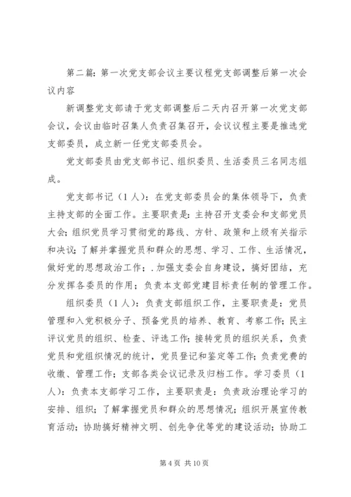 第一次党支部会议议程.docx