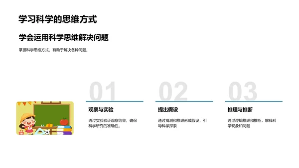 科学探索导引PPT模板