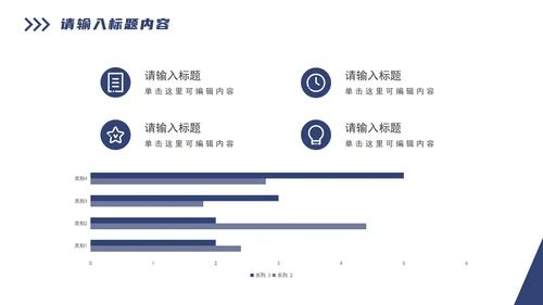 深蓝几何工作总结PPT模板