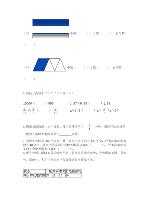 小学六年级上册数学期末测试卷（必刷）word版.docx