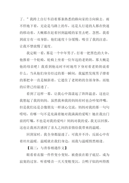 与什么悄然相逢作文.docx