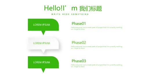 绿色小清新医药营销团队管理动态PPT