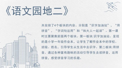 统编版语文一年级上册 第二单元汉语拼音 ：语文园地二   课件