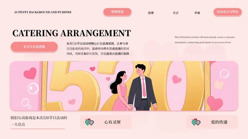 粉色520活动策划PPT模板