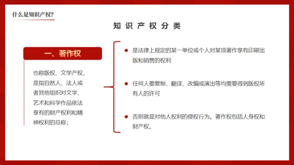 简约大气世界知识产权日通用PPT模版