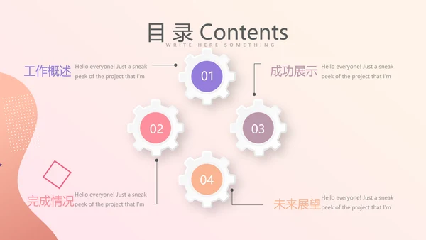 粉色时尚大气美容护肤培训动态PPT