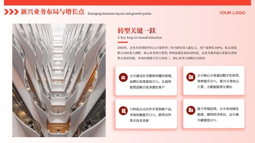 红色商务风企业介绍PPT模板