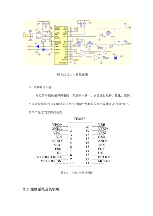 程控交换机设计方案.docx