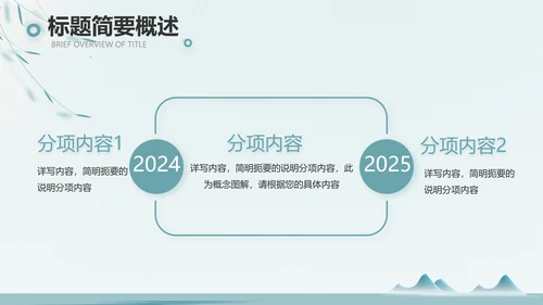 绿色中国风茶文化工作报告动态PPT