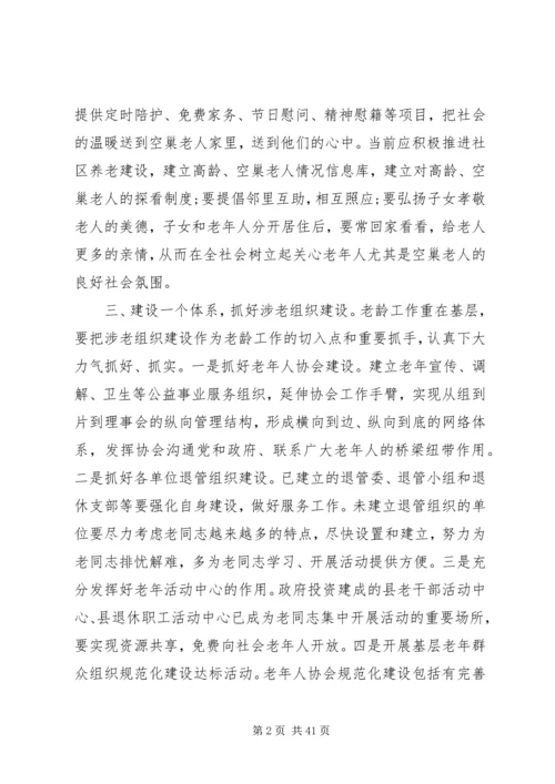 民政老龄工作计划.docx