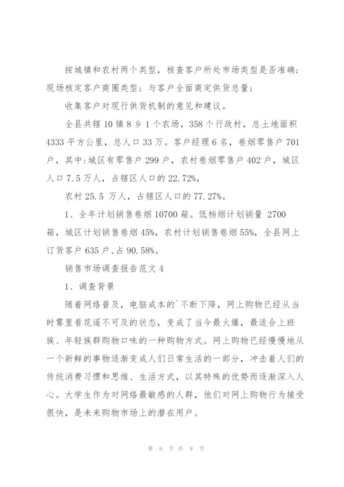 销售市场调查报告范文.docx