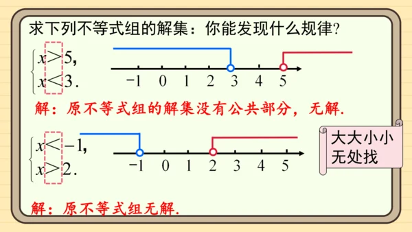 11.3 一元一次不等式组 课件（共29张PPT）2024-2025学年度人教版数学七年级下册