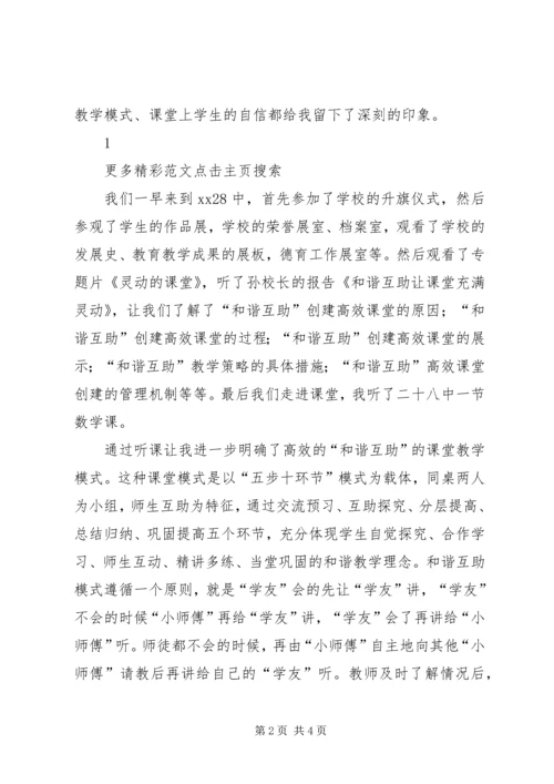 外出参观学习心得 (5).docx