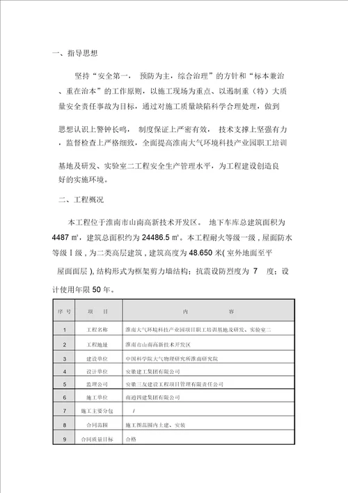 现浇混凝土质量缺陷处理方案