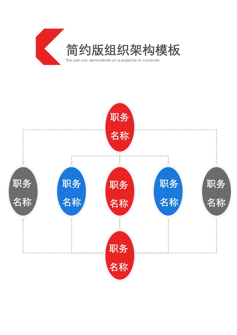 简约版组织架构模板