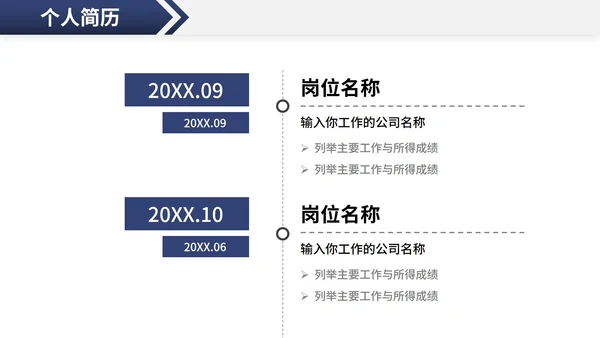 创意个性岗位竞聘个人介绍PPT模板