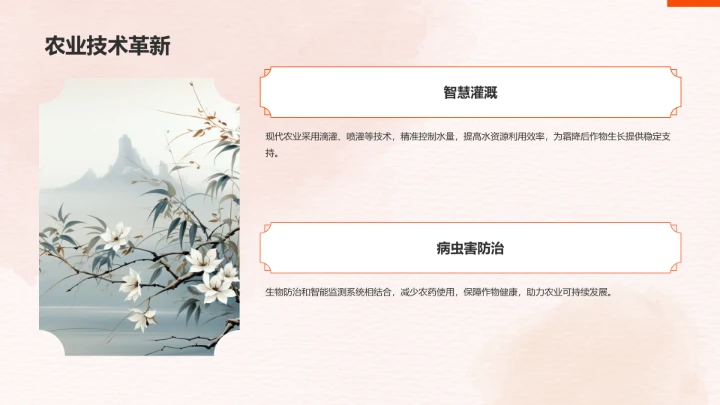 二十四节气霜降PPT模板