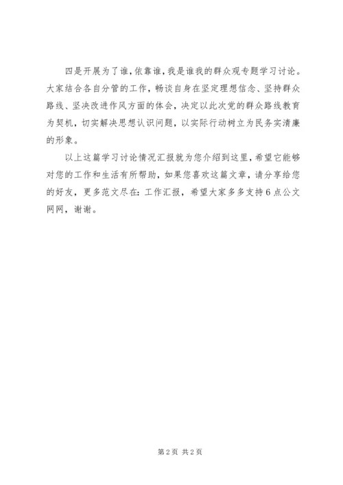 学习讨论情况汇报.docx