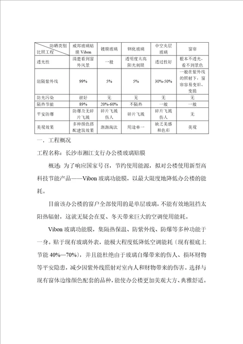 办公楼节能项目计划书