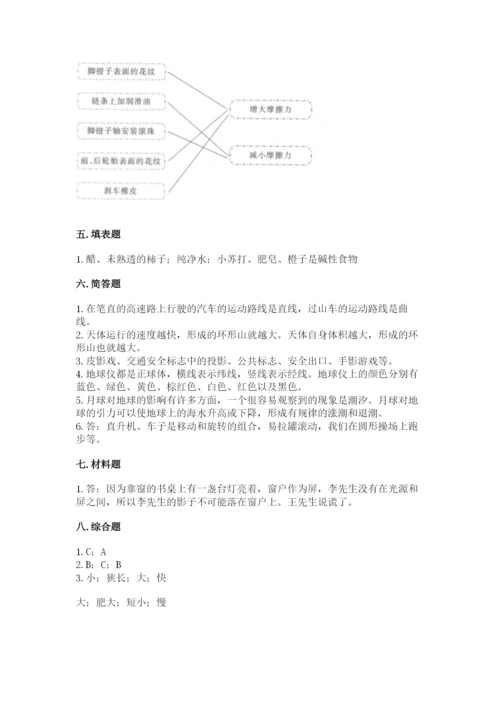 教科版小学科学三年级下册 期末测试卷（达标题）.docx